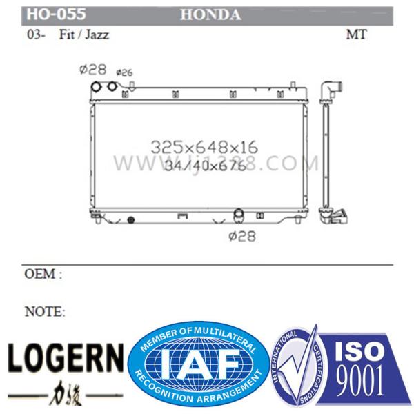 19010-Rmn-W01 HONDA Car Radiator Fit / Jazz 03
