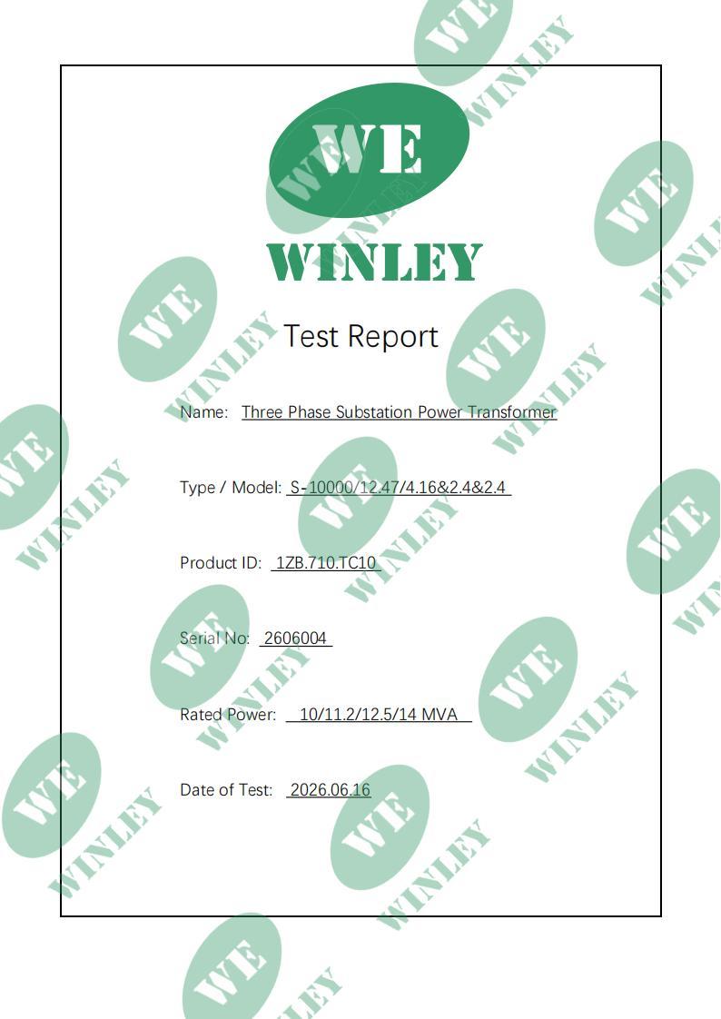 Multi-Capacity Multi-Voltage 10/11.2/12.5/14 MVA Oil Immersed Substation Power Transformer 12470V to 2400D 4160Y/2400V ONAN/ONAF ANSI/IEEE Standards