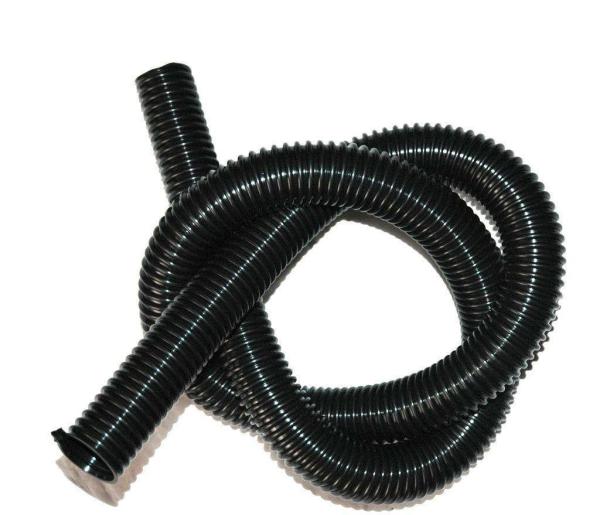 Flange Connection Flexible Corrugated Pipe , Black Corrugated Plastic Tubing