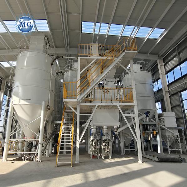 High Quality Dry Powder Mortar Production Line Wall Putty Sand Cement Mixer Equipment Ceramic Tile Adhesive Making Machine