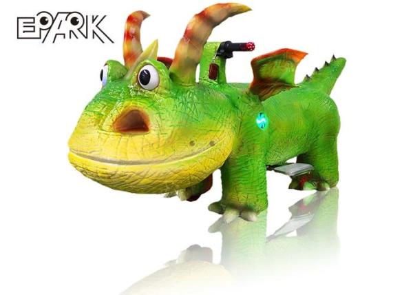 Amusement Park Kiddie Ride Kids Dinosaur Kart Go Kart With Sound