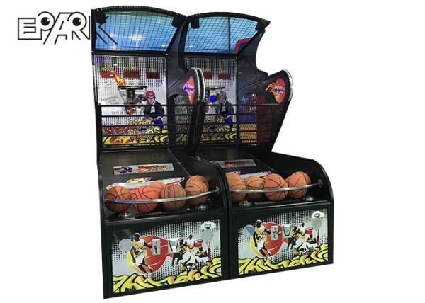 Folding Street Basketball Shooting Arcade Machine Indoor Sports Coin Operated
