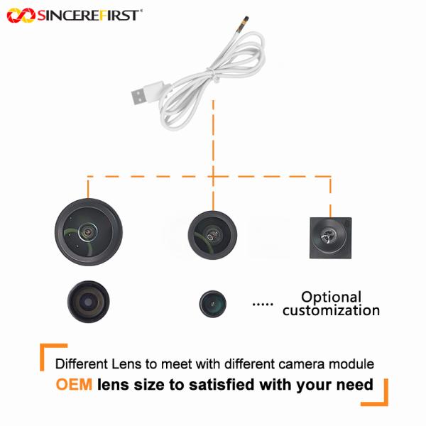 Industrial and Medical Led Integrated CMOS Endoscope Camera Bare Module
