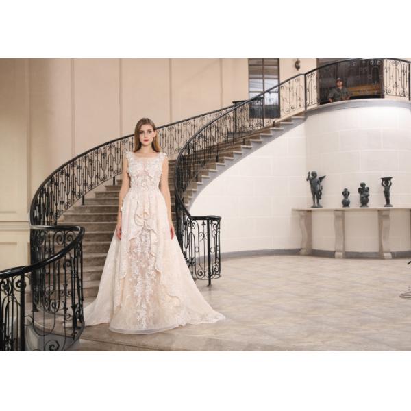 Black Floor Length Ladies Evening Dresses A - Line Elegant Long Tail Cocktail Dress