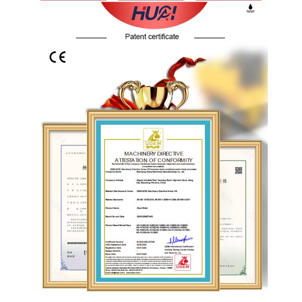 80KN возбуждающая сила диска воздушной крышки масла тормозный дорожный ролик для строительной техники