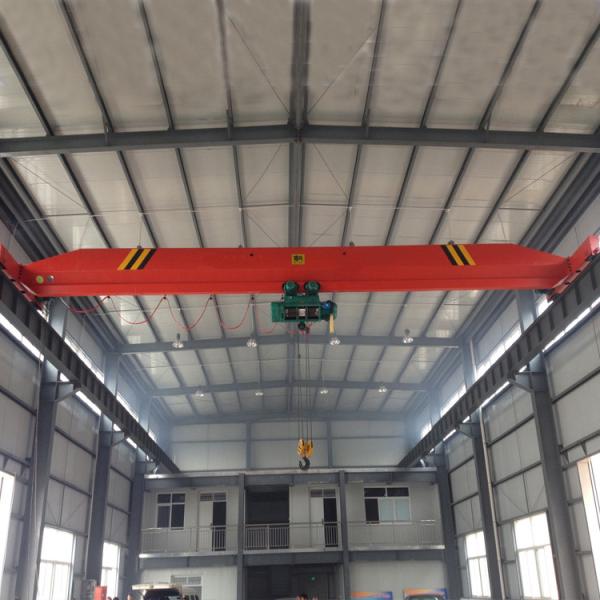 Electric Motor Hoisting Single Girder Overhead Crane With CD MD Hoist
