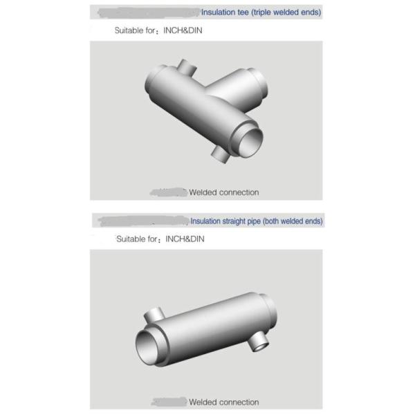 Изоляционная жилетка Сварка локтевая из нержавеющей стали Санитарные принадлежности Изоляционная сварная труба
