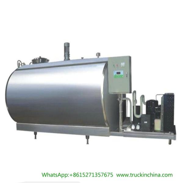 Stainless steel Milk Cooling Tank Body For Lorry Trucks 8CBM- 25CBM