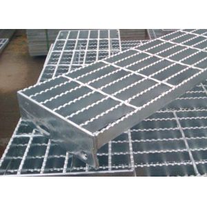 Safety Mild Steel Stair Treads Grating / Non Slip Steel Stair Treads