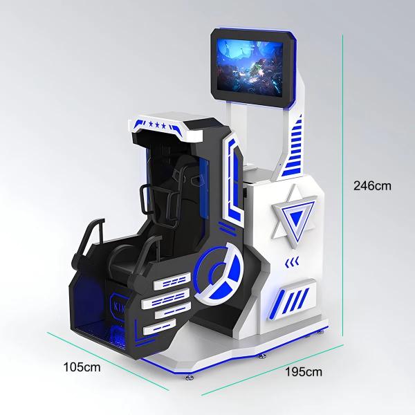 110V / 220V Single-Player VR 360 Game Machine With Immersive Audio System