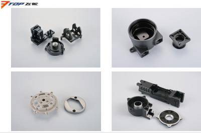 precision machining black AL6061 aluminum parts for OEM multi-spectral infrared  camera components