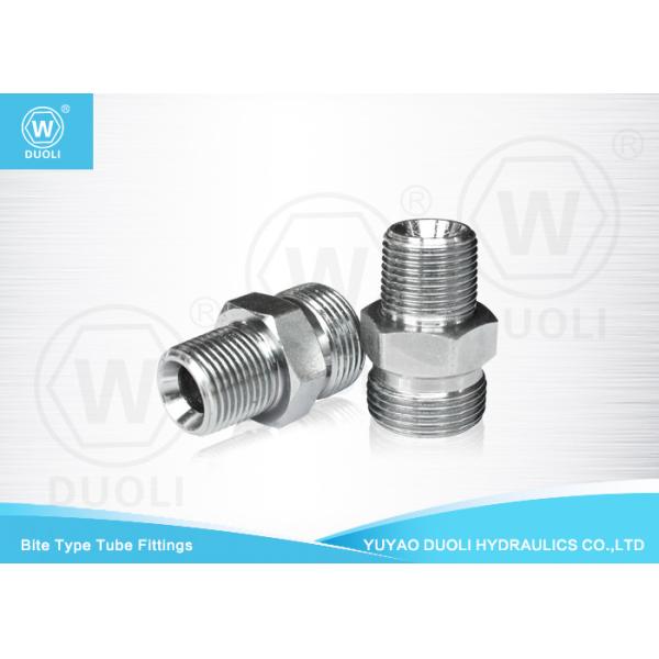 Type hydraulique à haute pression en acier connecteur masculin de morsure de