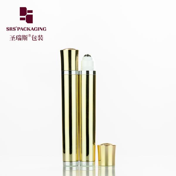 Custom 10ml clear thick wall glass roll on bottle for perfume essential oil