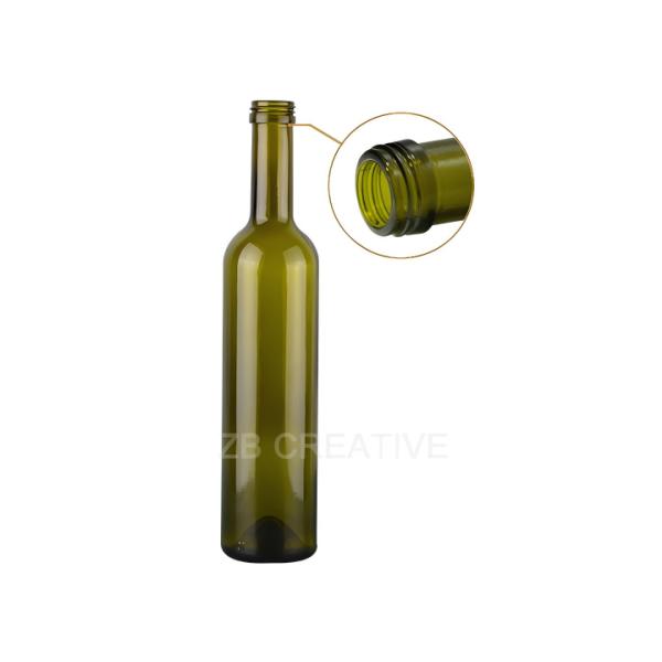 Mid Size Bordeaux Glass Bottle Screw Top 500ml 360g Glass Wine Bottles Bulk 1404S-1