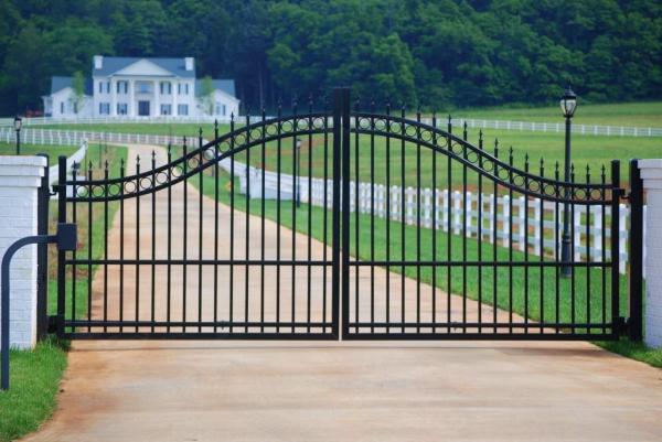 High Security Outdoor Metal Fence Decoration For Home And School