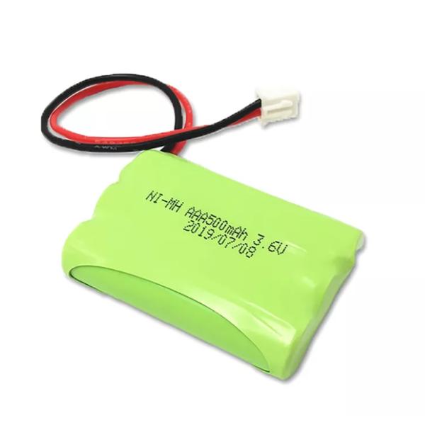 корабль коробки блока батарей перезаряжаемые t 3.6V AAA 500mAh Nimh установил