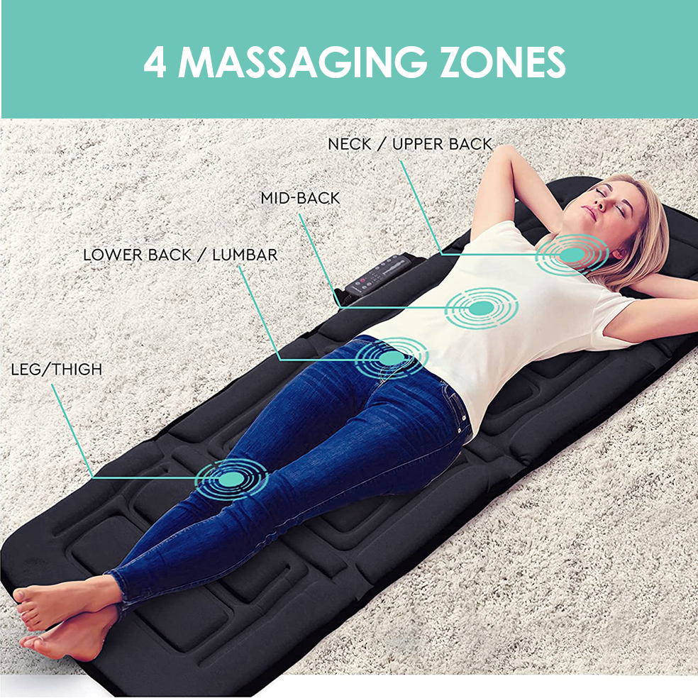 Heating Video Massaging Mattress Adult Topper Bed Vibrator Massage Mattresses