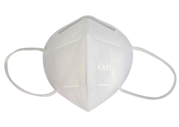 Eco Friendly KN95 Face Mask Non Stimulating Materials Low Breathing Resistance
