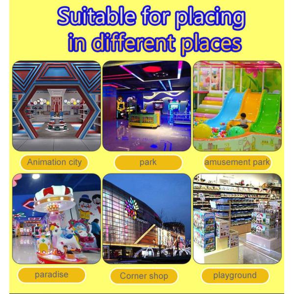 Coin Operated Plastic Material Kids Swing Car Spaceship smiles kiddie ride for sale