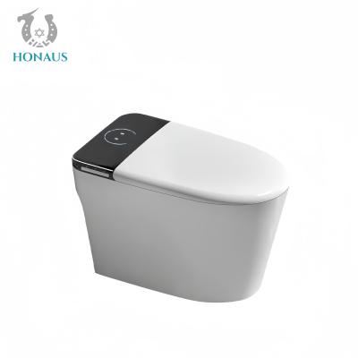 Luxury Smart Intelligent Toilet Ceramic Digital Screen Auto Lid Foam Shield
