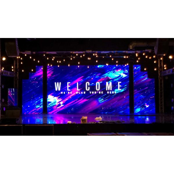 Indoor Outdoor LED Stage Backdrop Screen 500x500mm Seamless Splicing Rental LED Screen