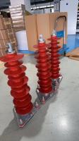 36kv Polymère caoutchouc silicium Oxyde de zinc Arrestateur de foudre à haute tension intérieure