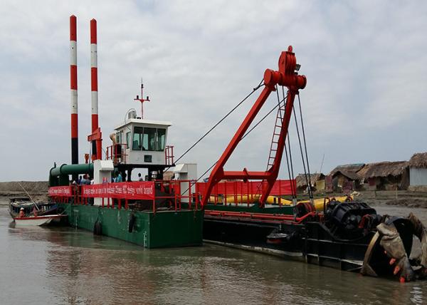 Hydraulic Cutter Suction Sand Dredging Equipment 14 Inch