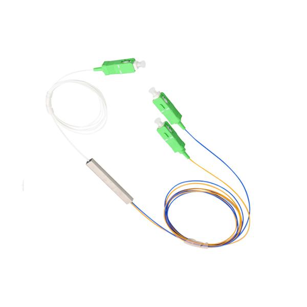Путь кабеля 2 трубки Splitter Plc splitter 1x2 оптического волокна FTTB стальной