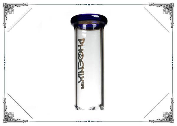 Showerhead Perc Smoking Glass Water Pipe Phoenix Star Straight Tube Green Blue Bong
