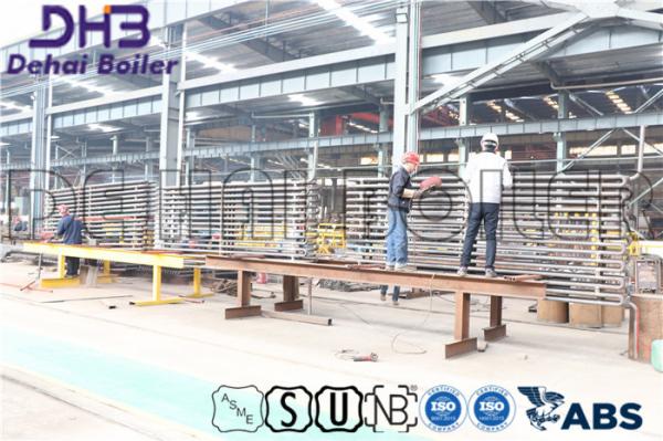 Industry Coil For Boiler , Economizer Heat Exchanger H Fin Tube Gas Compressors