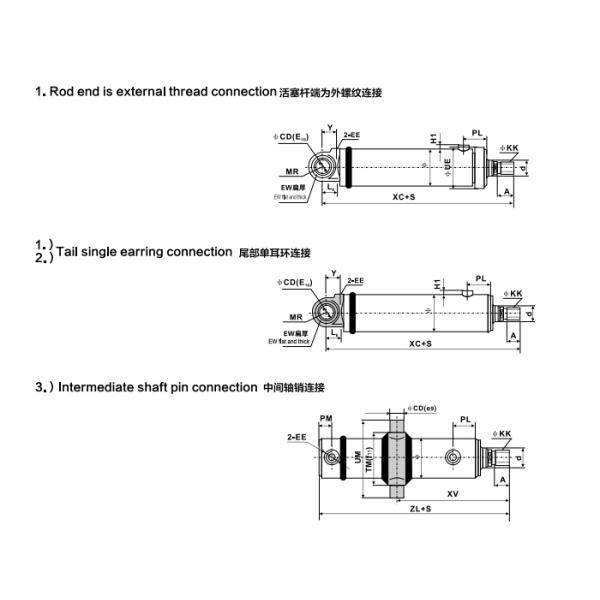 10000mm Hydraulic Drilling Cylinders For Wind Turbine Towers