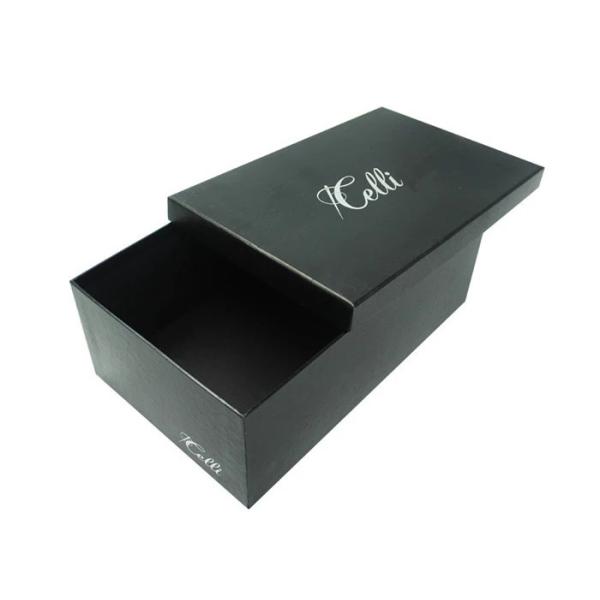 Foldable Cardboard Shoes Box Gift Packaging With Embossing / Debossing Finish