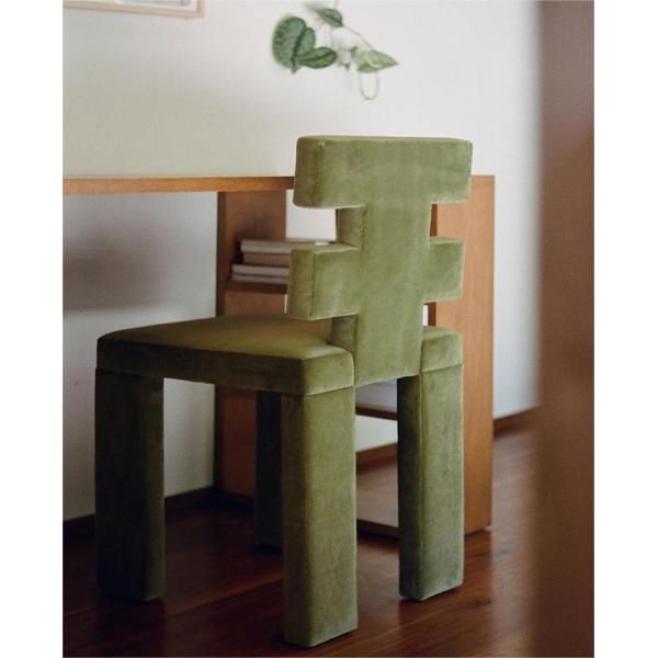 Modern Green Velvet Accent Dining Chairs for Restaurant ODM
