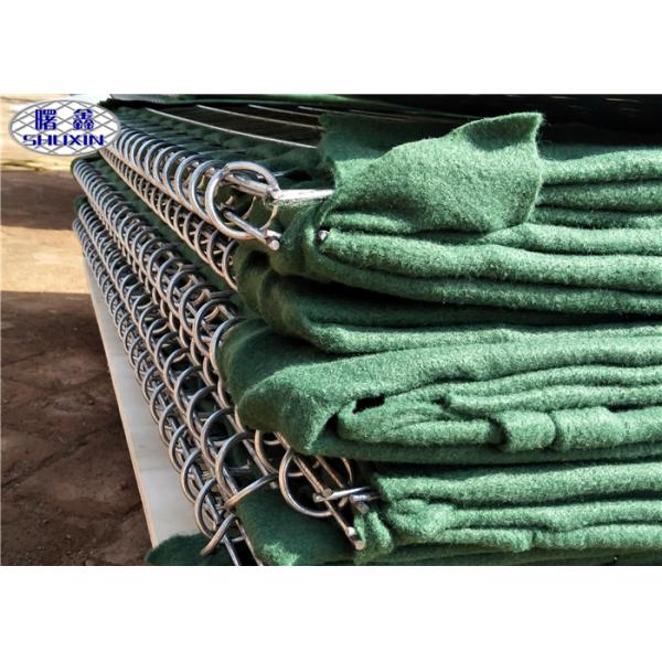 Característica alineada geotextil galvanizada de la caja de Gabion para prevenir la explosión