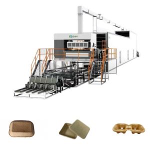 Waste Paperboard Cup Tray Making Machine Fully Automatic With Dryer