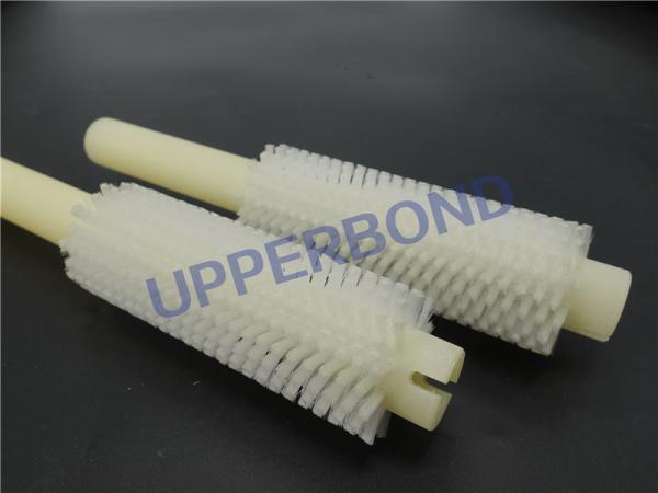 White Plastic Long Nylon Brush Tobacco Machinery Spare Parts