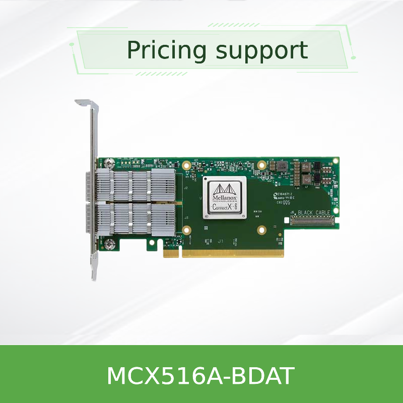 ConnectX-5 port ex QSFP28 4,0 X16 de la carte MCX516A-BDAT 40GbE 2x d'adaptateur réseau d'en Mellanox