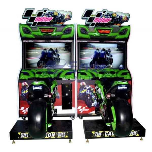 GP Race Bike Simulator Comfortable Realistic Motorcycle Simulator With 42 Monitor
