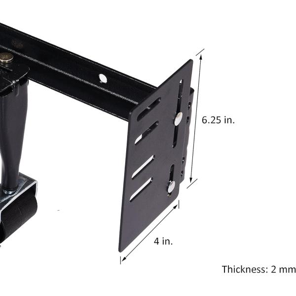 Чёрная кровать с крючком для головного белья идеально подходит для декоративной гостиной