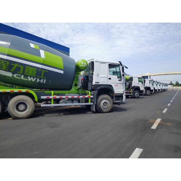 9 Cubic Meters Ready Mix Concrete Mixer Trucks , Concrete Mixing Transport Trucks