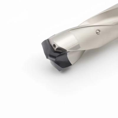 Metal Drilling 12D Tungsten Steel Spiral Flute Drill Bits Carbide Drill Bit Deep Hole Drilling Tools