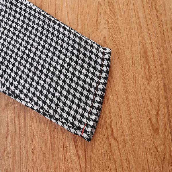 Обмундирование детей устанавливает детей костюма Houndstooth девушек шить девушки фасонируют набор 2-Piece