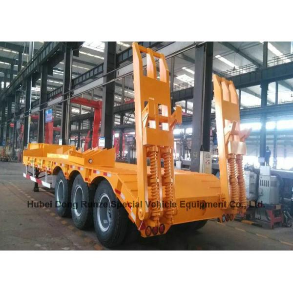 Gooseneck Transportion Heavy Duty Heavy Machine Lowbed Semi Trailer 40 ton ,60ton,80Ton