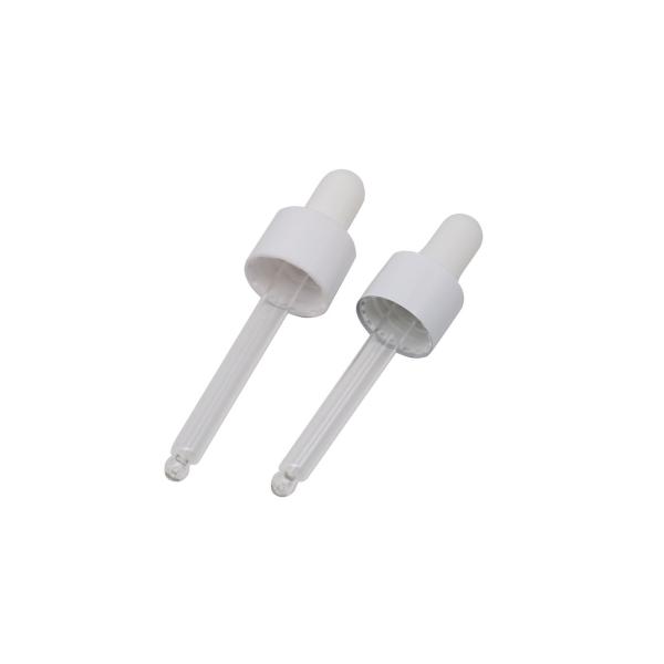 Продетые нитку верхние части 18/410 белые бутылок капельницы эфирного масла