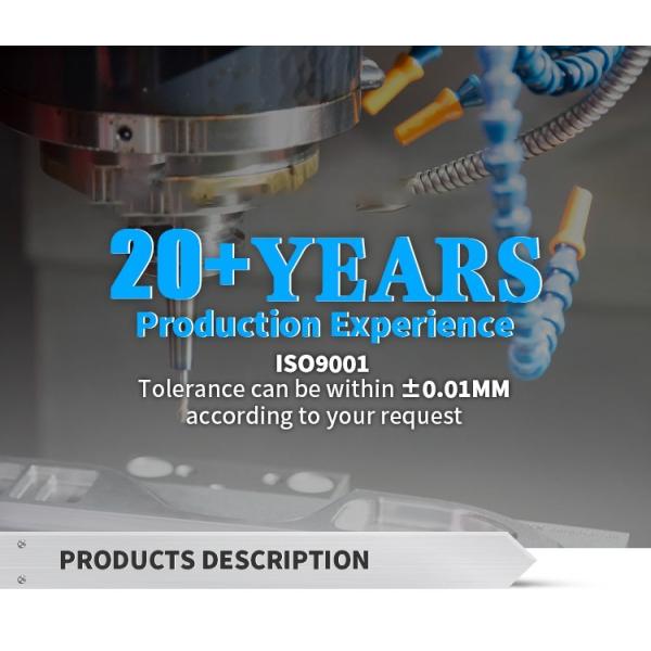 da linha central de alumínio das partes 5 da precisão de 0.002mm peças giradas e moídas