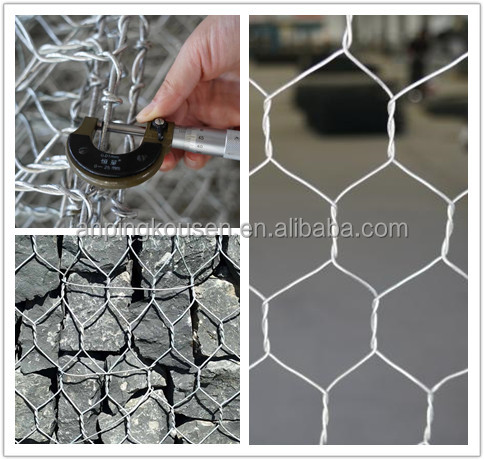 Hot Dipped Galvanized PVC Coated Gabion Wire Mesh for Environmental Protection