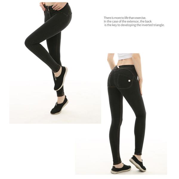 Cowboy Elastic Fabric Womens Yoga Leggings High Waisted Workout Tights