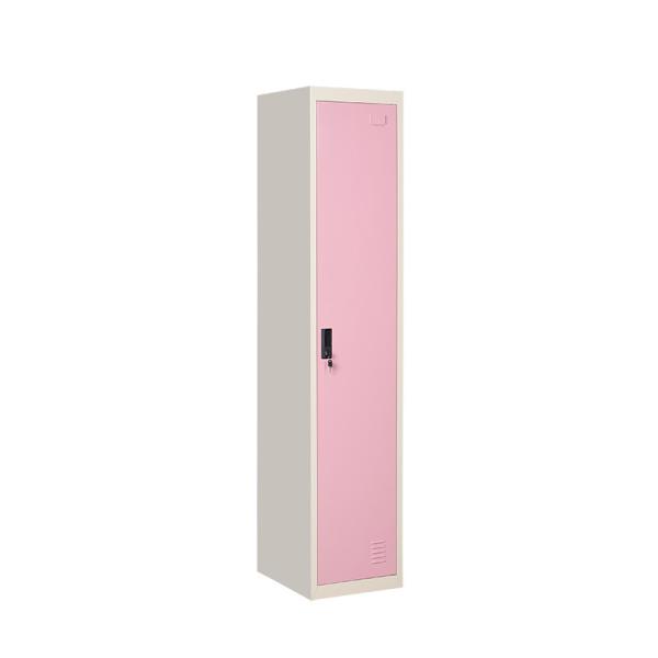 Wholesales pink bedroom steel vertical clothes storage locker metal locker