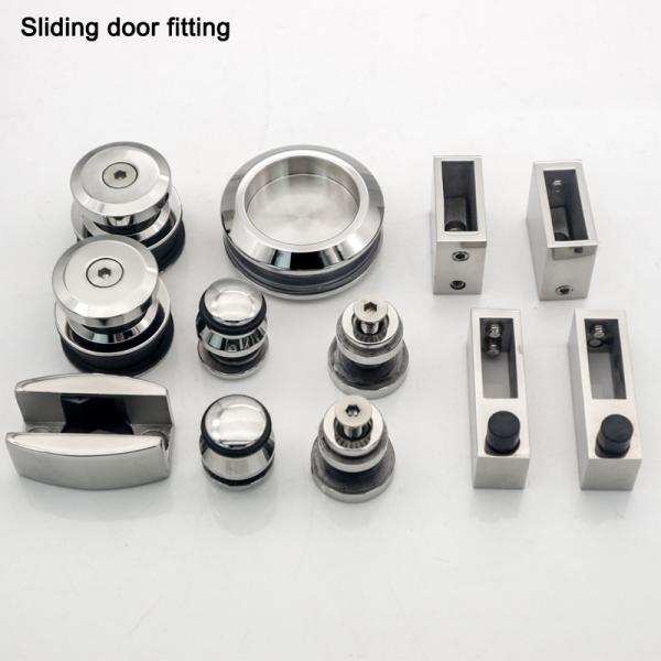 Hand Shower Back Jets Top Shower PSS Finish Sliding Door Hardware Set for Shower Room