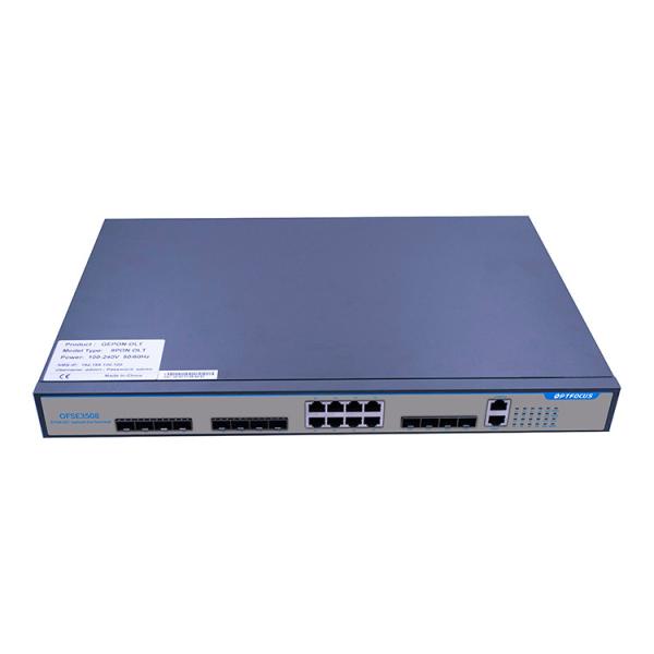 50W Epon 8 Port Olt Compatible With HUAWEI / ZTE ONU 8 EPON 8GE RJ45 4 10GE SFP Ports